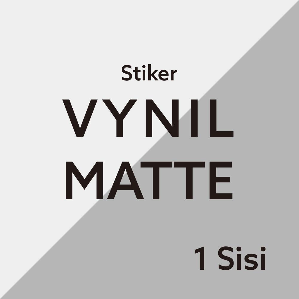 Cetak Digital A3 1 Sisi Stiker Vynil Matte